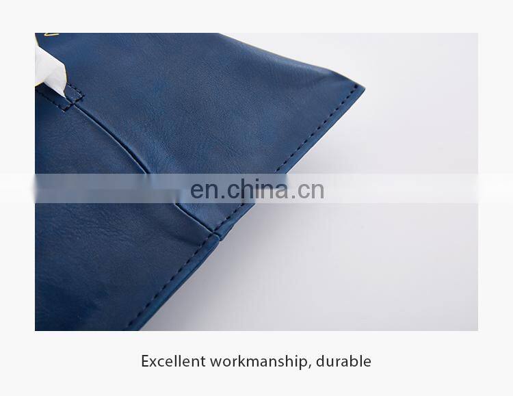 Faux leather napkin holder tissue holder tissue box