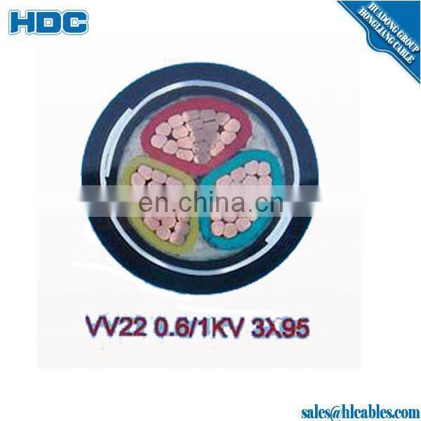 Oman copper cable 0.6/1KV LV CU/XLPE/PVC sheathed 35mm power cable