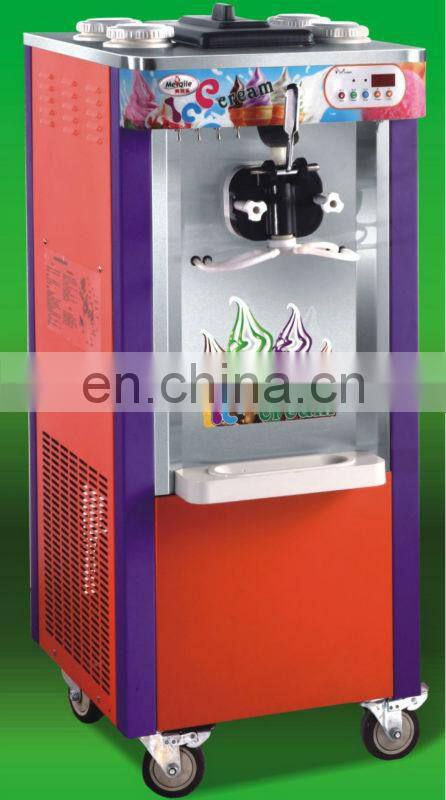 FOUR colors rainbow Ice cream machine 100% natural and healthy food