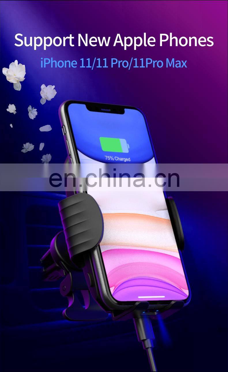 Hot Selling Mobile Phone Accessories Universal Car Phone Holder QI 15W Fast Wireless Charger