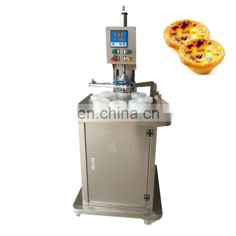Professional Tart Pie Making Egg Tart Press Machine / Tartlet Making Machine Egg Tart Crust Forming Machine