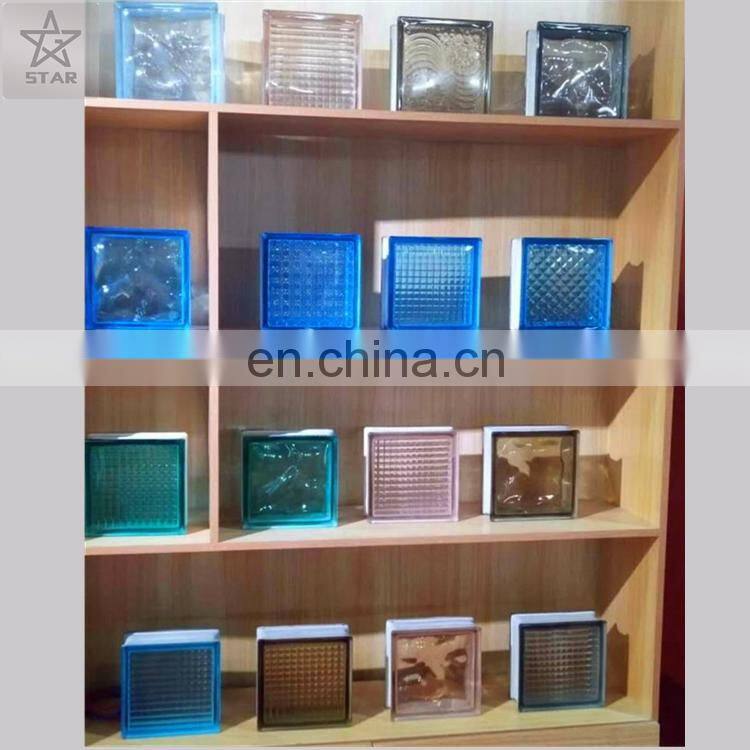 190x190x80mm Clear/Colored Glass Block Glass Brick Manufacturer