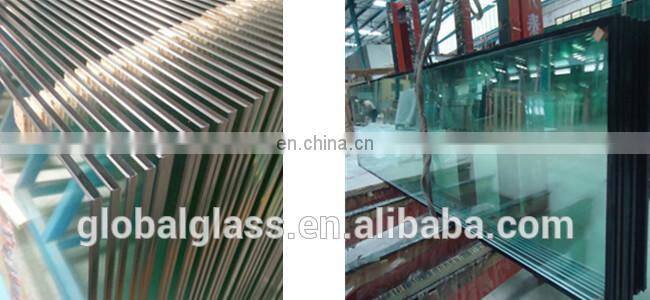 Best quality sound reduction clear PVB laminated glass cost per square foot