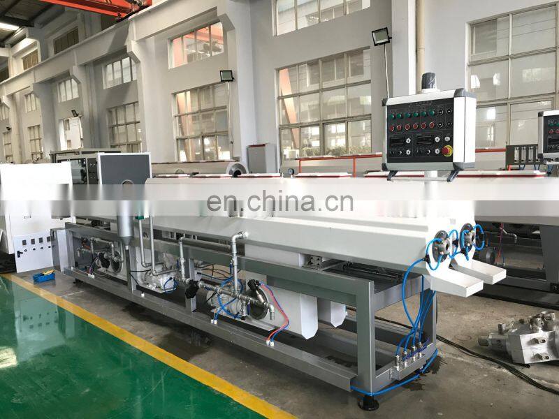 Plastic PVC conduit electric water pipe extruder making machine extrusion line/ two cavity / Double pipe