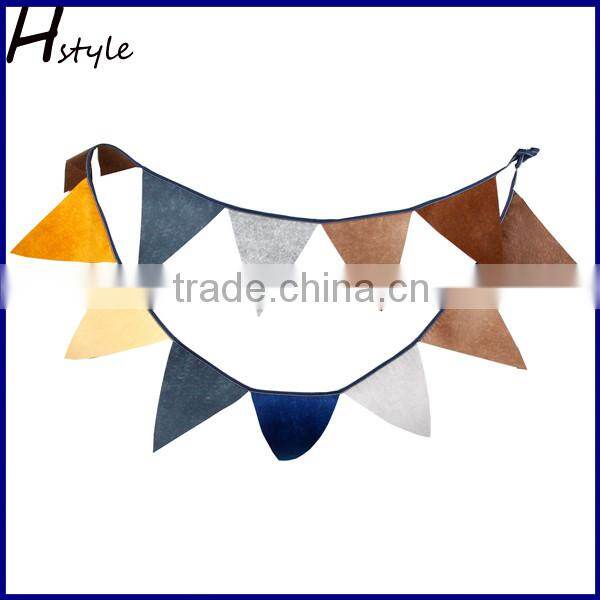 Fabric Bunting Pennant Flags Banner Party Wedding Christmas Decoration PLC009