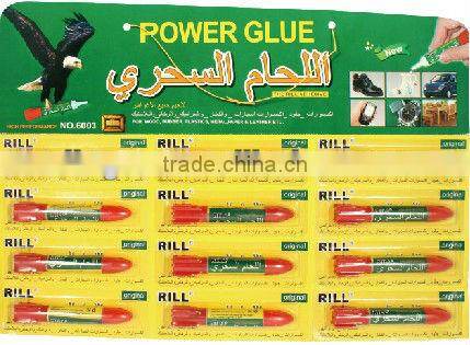 Super Glue bottles for rubber