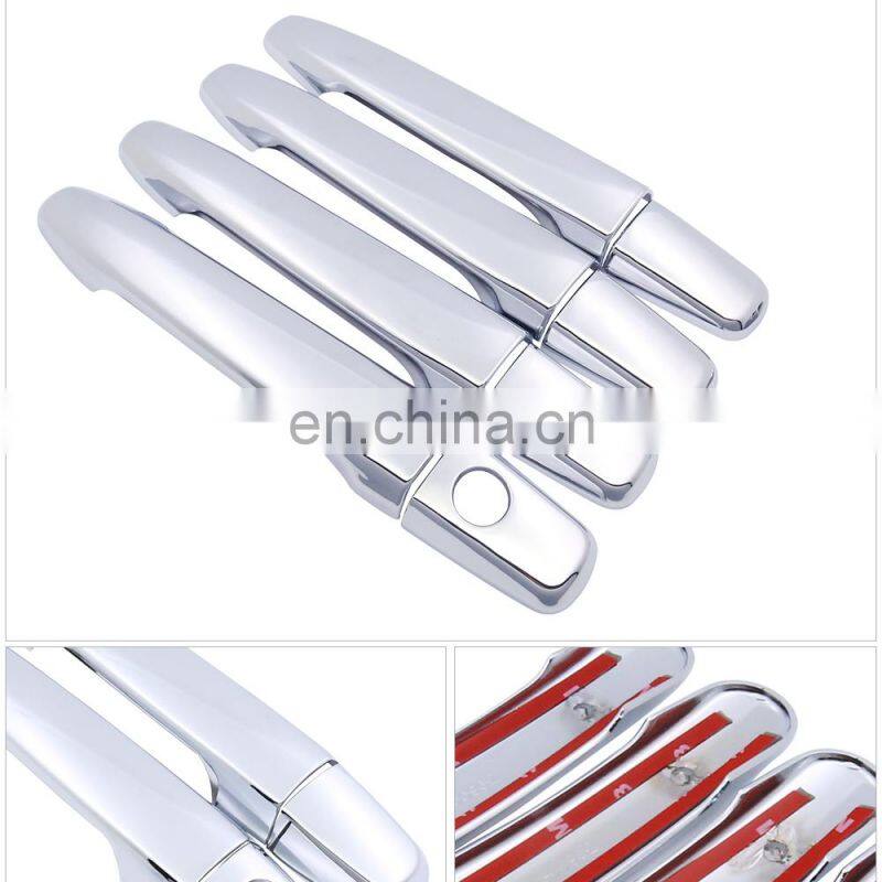 for Mitsubishi Outlander MK3 2013 2014 2015 2016 2017 2018 2019 Chrome Door Handle Cover Exterior Trim Catch Car Cap Accessories