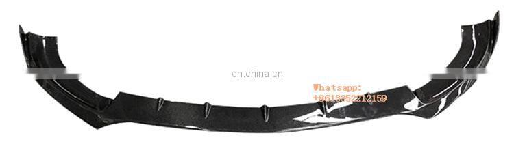 E-CLASS W213 b style carbon fiber front lip and carnard fit for 2014y~2017y W213 E63 front bumper and front lip cover
