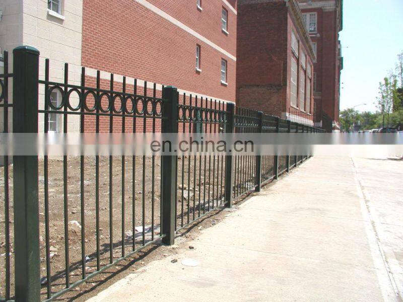 China Anping supplier used cheap galvanized steel wrought iron fence panels aluminium inground pool fence