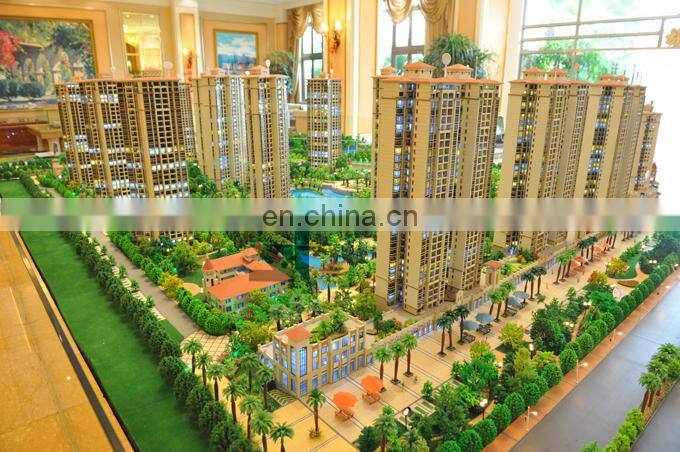 Small resort &hotel model for exhibition , miniature scale model