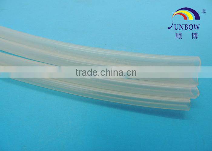 FDA Compliance Extruded Heat Resistant Soft Clear Silicone Tubing