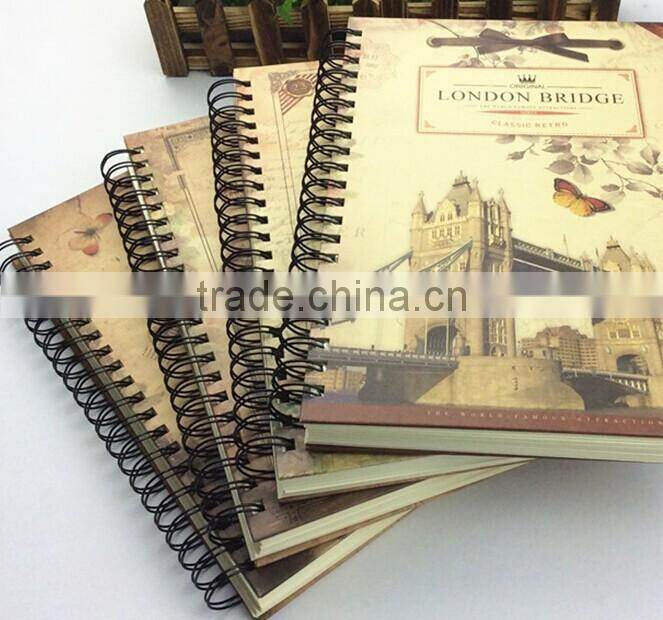 cheap spiral book notebook hard cover book