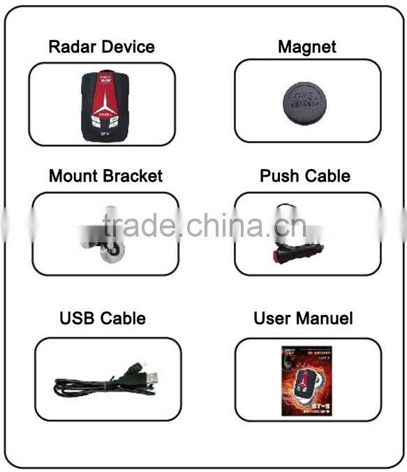 car speed gps navigation and radar detector, gps with radar detector all in one