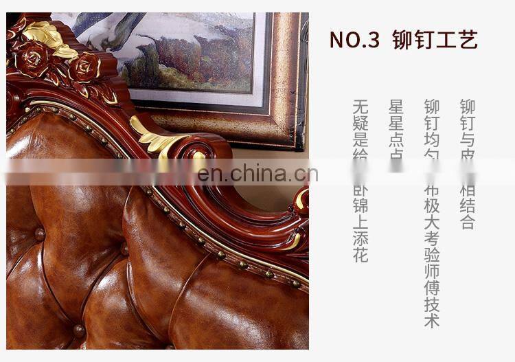 Classic Royal king size bedroom bed with cheap price