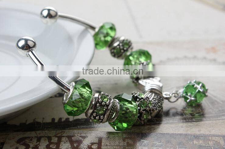 New charm fashion bead jewelry bracelet as lady gift