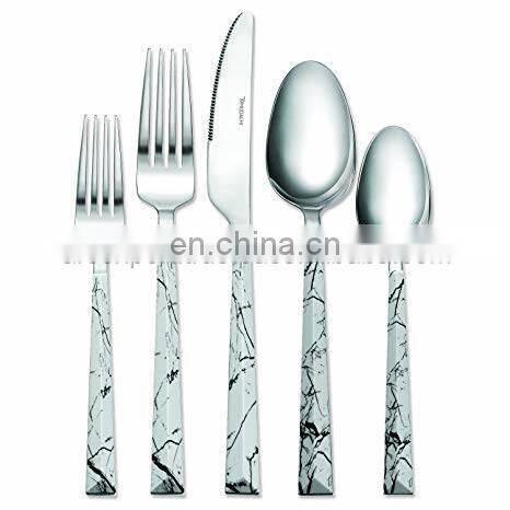 black & gold cutlery