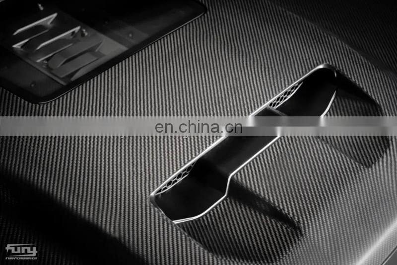 Furengraver carbon fiber hood for Jeep wrnagler JL 2018+ offroad hood parts