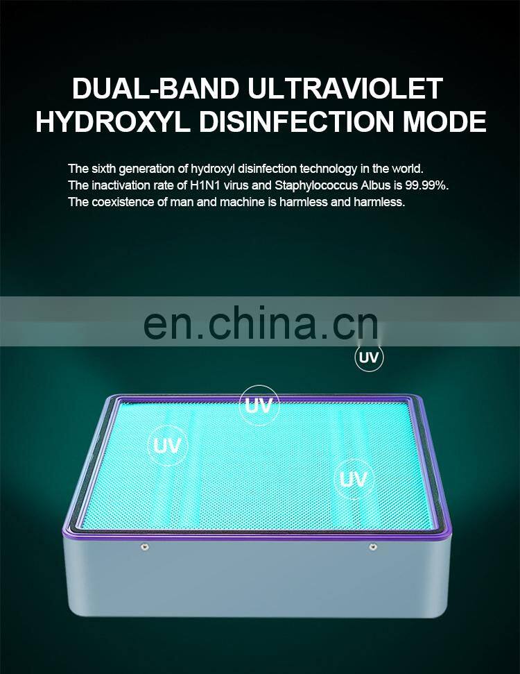 Hot Sale 2019 CE Sanitizer Sterilizer Large Home Ion Air Purifier For Hotel Hospital