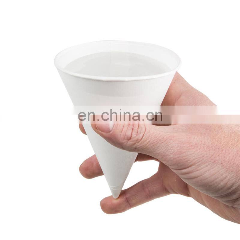 PCF220A Automatic Disposable Drink Water Paper Cone Shaped Cup Sleeve Making Machine for Airport and public hotel lobby