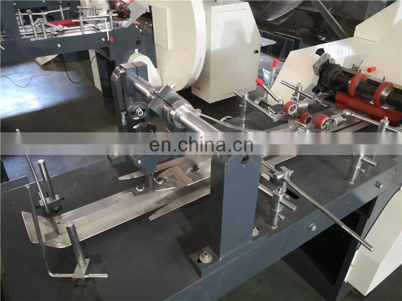 HD600E Roll fed mechanical kfc cookies snack small flat V Bottom fast Food Paper Bag forming making Machine