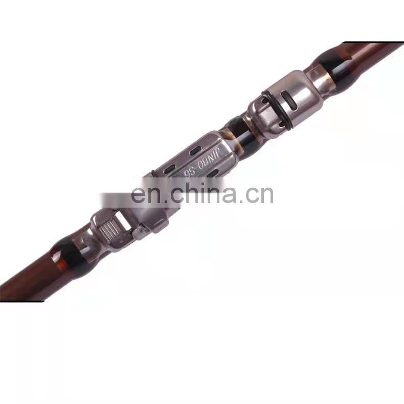 Telescopic rod and reel combo spinning fire fishing rod set fishing reel and rod