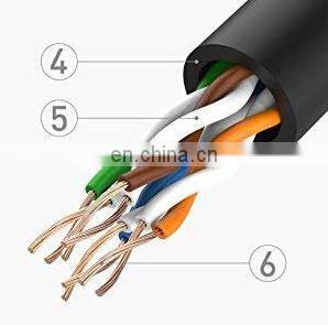 Chinese manufacturer yellow / gray 4 pairs patchcord cat5 1m 5e utp cable cat 5 patch cable