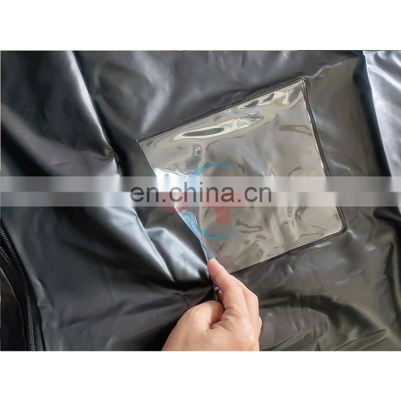 HC-J020 Hospital Prevent infection dead body bag / Economical OEM cadaver bag PVC/PEVA/PP with 6 braided handles