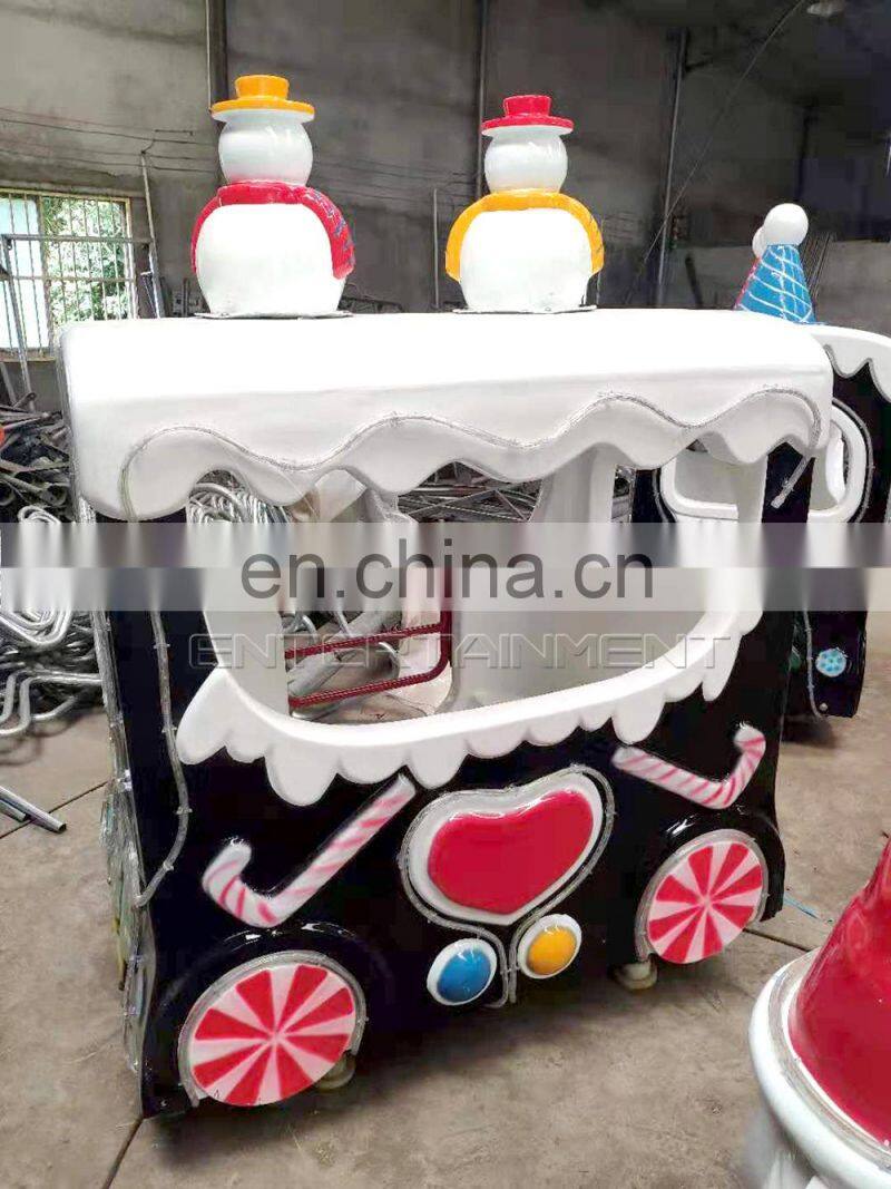 Amusement Park Kids Attractions Rides 14 person Christmas train