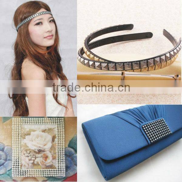 Fashion All Colors Decorative Poly Mesh Ribbon Hot Diamante Style Ribbon Wrap Crafting Bridal