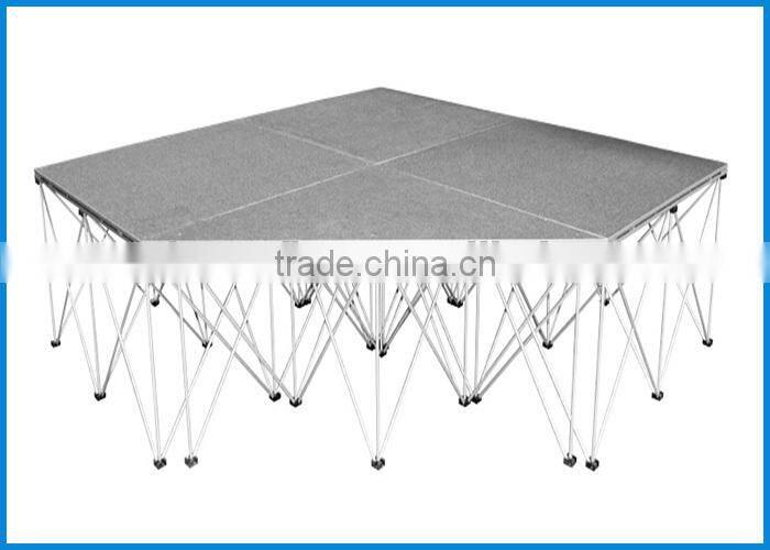 ACS Mobile Folding Stage, Aluminum Stage Platform, Modular Stage for sale
