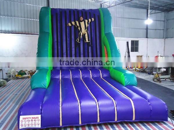 2015 inflatable Velcro wall stick wall