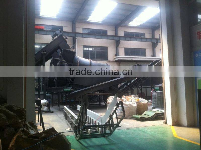 2000kgh PET bottle bales plastic crusher machinery manufacturer