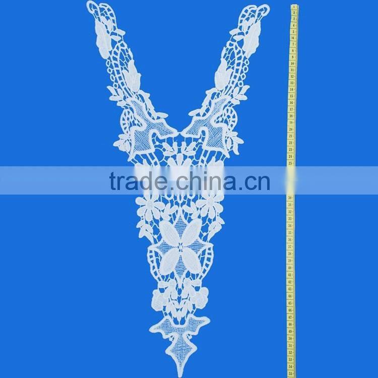 Unique And Fashional Style Top Quality lace factory in china blouse back neck design french lace trim