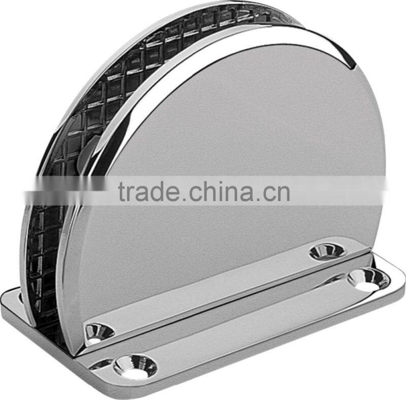 fixed semicicle 90 degree glass to wall bracket glass shower door hinge