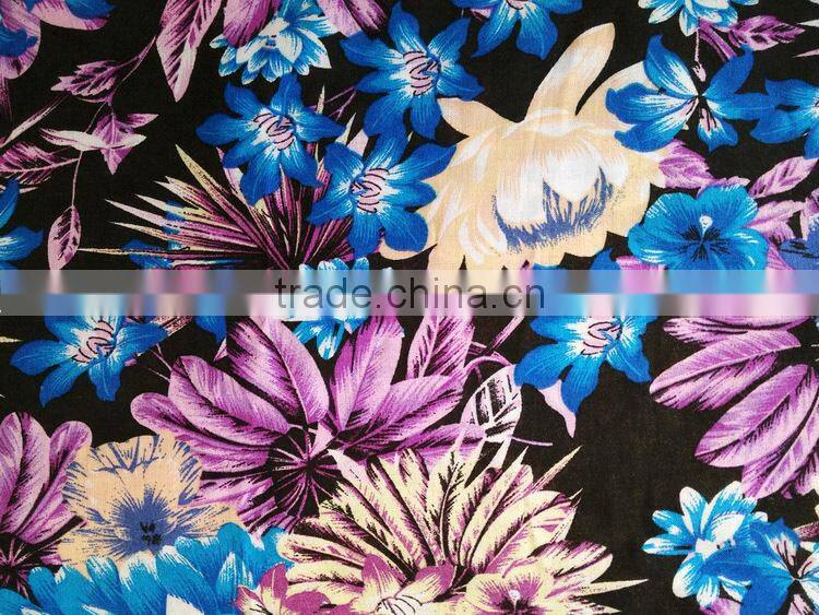 fabrics for shirts with sunflower printed fabrics
