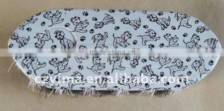 Fun ! colored pattern horse dandy brush for grooming
