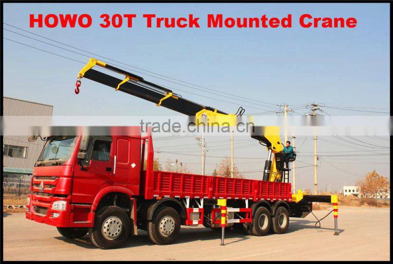 2015 hot sale low price howo euro2 2Ton mini Truck Mounted Crane for sale made in china