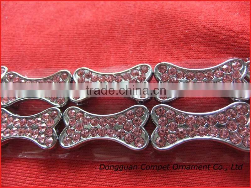 Produce 10 mm slide charm bone DIY zinc alloy accessories