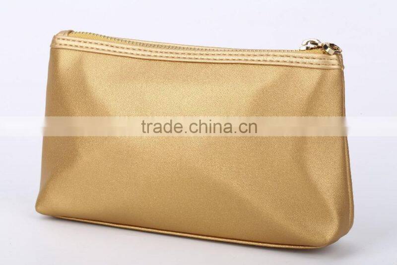 High Quality PU or PVC Leather Popular Color Cosmetic Bag for women