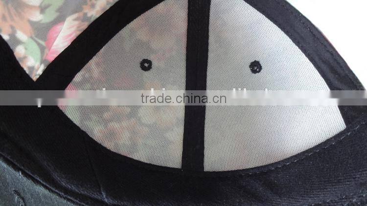 wholesale in-stock flora flat peaked snapback hat