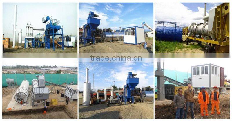 Low cost CAP20-80 continuous asphalt drum mix plant, Bitumen Drum Mix Plant