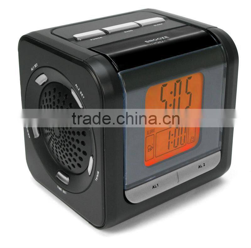 Best Price AM FM Digital Tuning Projector Alarm Clock Radio