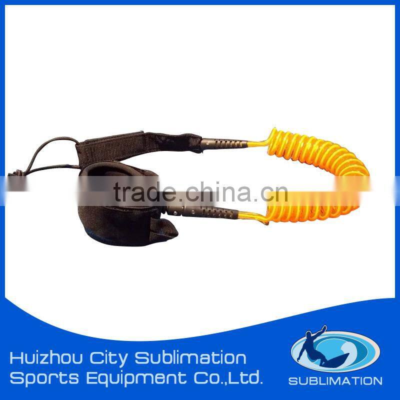 Ocean Surfing Partner, Colorful TPU Cord, Surf Leash , Brass/ Stainless Steel Swivel/Silk Printing Gard, Assorted Color Cuff