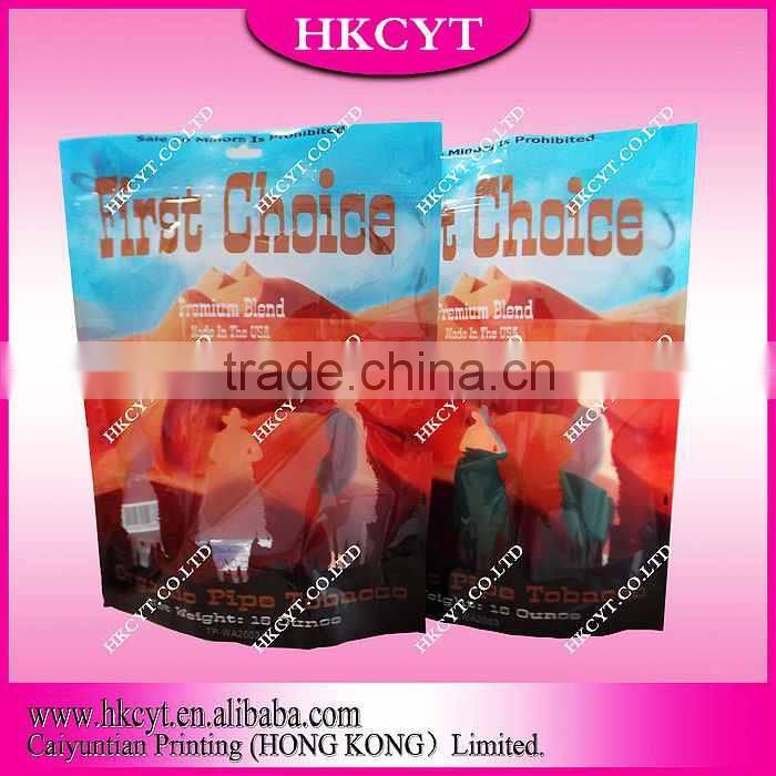 Fish feed packaging bag/fish food plastic packaging bag with zipper/Bottom guseet food grade plastic paakaging