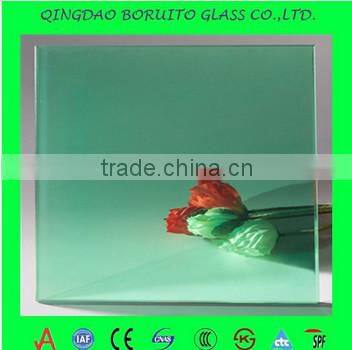 6mm green reflective glass, colored glass, large glass windows