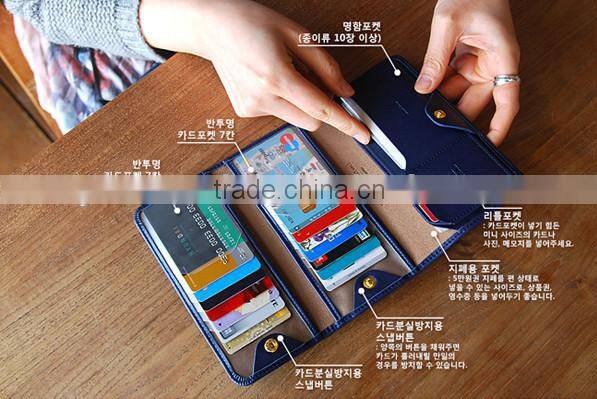 Newest Design Elegant Lady Foldable Long Credit/ID Cards Protective Holder