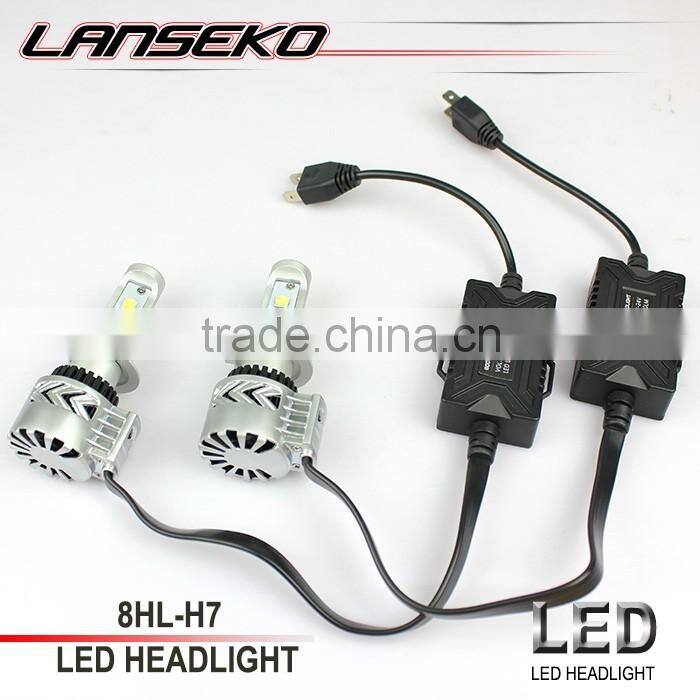 New arrival !! Brightest 6000lm 40w mini size auto h7 led headlight kit wholesale price