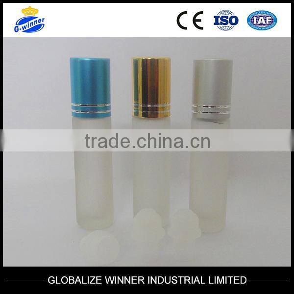 6ml 8ml 10ml frost roll on glass bottle,perfume glass bottle