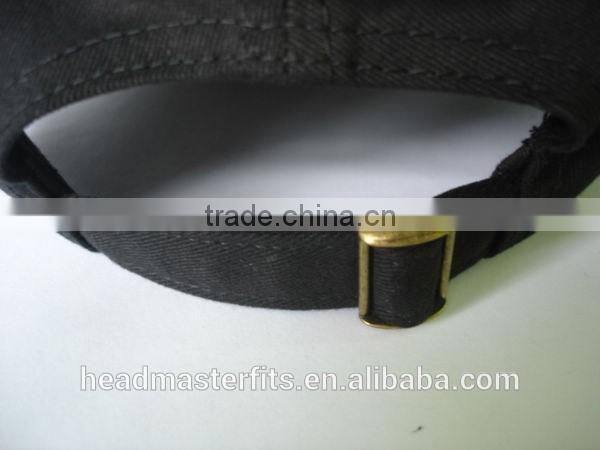 Custom logo printing long bill black strap women's baseball trucker cap