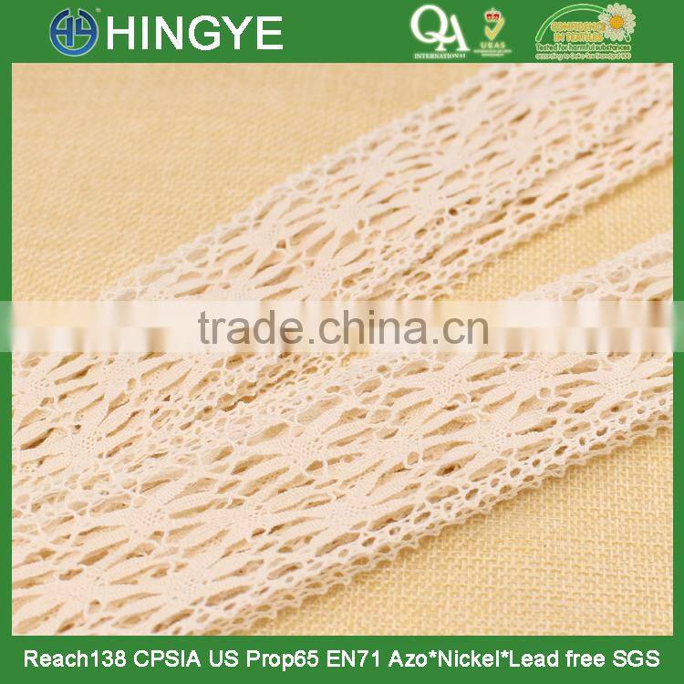 New arrival 100% cotton crochet lace pattern for dress H1652